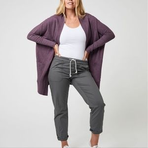 NWOT Pact Airplane Cardigan - Purple - L/XL